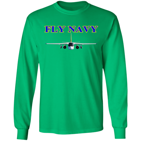 Fly Navy S-3 2 LS Ultra Cotton T-Shirt