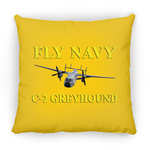 Fly Navy C-2 3 Pillow - Square - 18x18