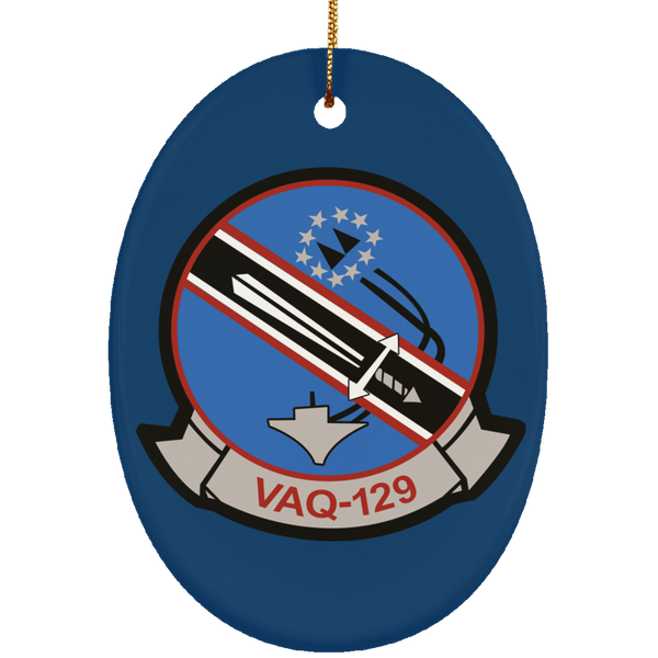 VAQ 129 3 Ornament - Oval