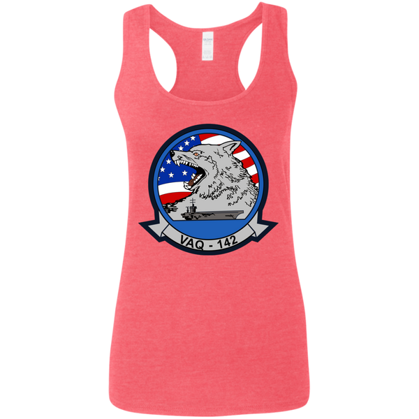 VAQ 142 3 Ladies' Softstyle Racerback Tank