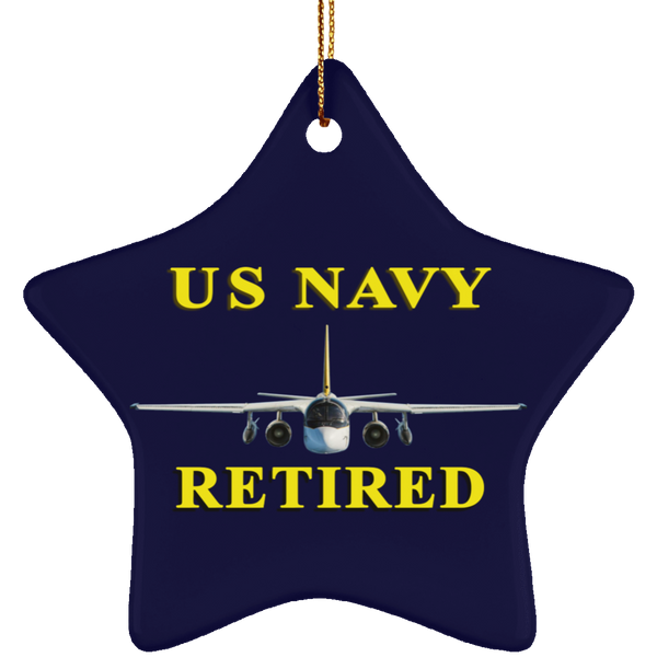 Navy Retired 2 Ornament - Star