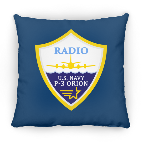 P-3 Orion 3 Radio Pillow - Square - 14x14