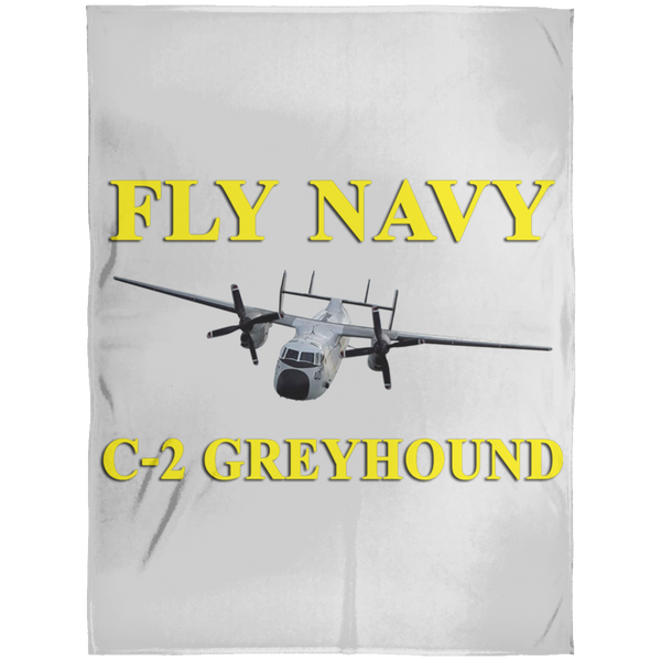 Fly Navy C-2 3 Blanket - Arctic Fleece Blanket 60x80