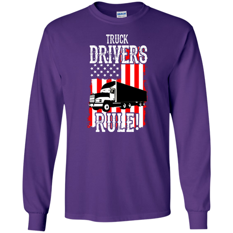 Truck Drivers Rule LS Ultra Cotton Tshirt