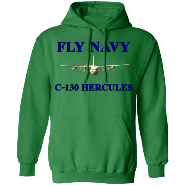 Fly Navy C-130 1 Pullover Hoodie