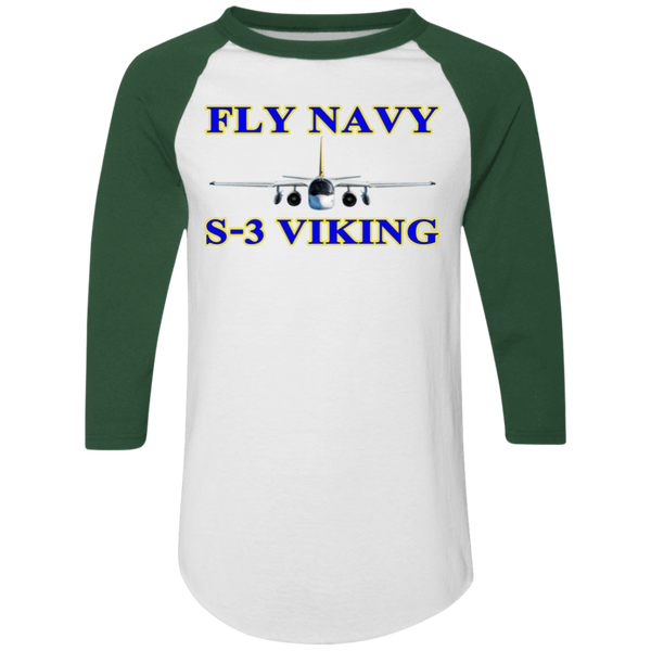 Fly Navy S-3 1 Colorblock Raglan Jersey