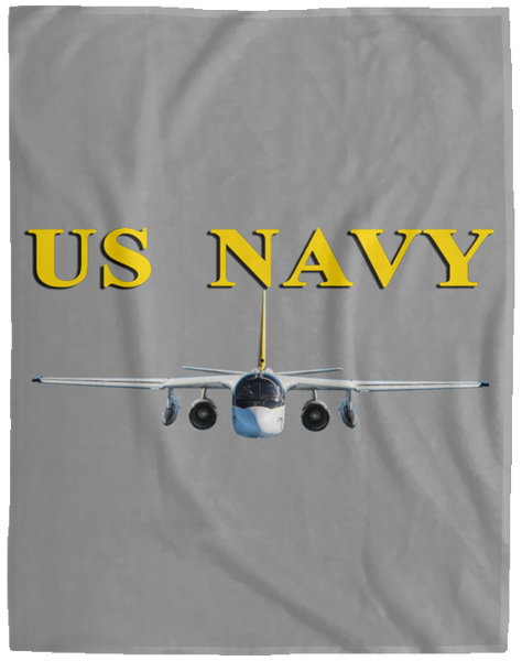 US Navy S-3 4 Blanket - Velveteen Micro Fleece Extra Large