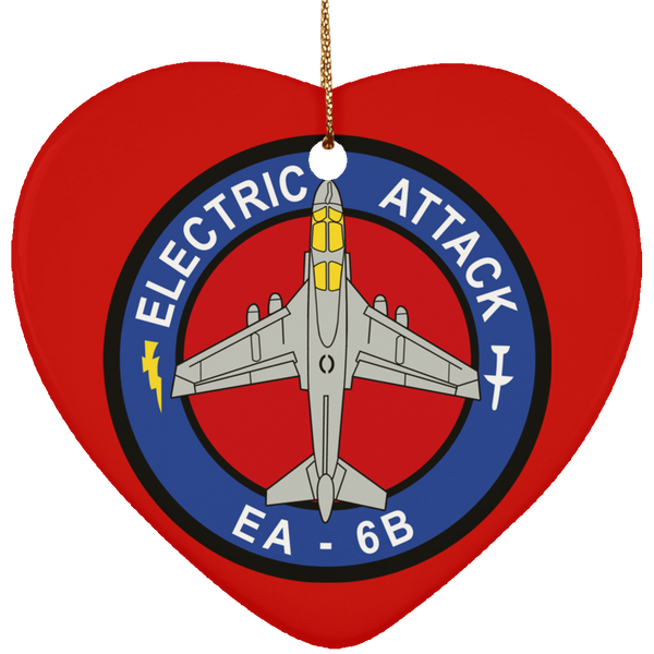 EA-6B 1 Ornament - Heart