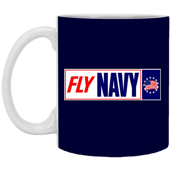 Fly Navy 1 Mug - 11oz