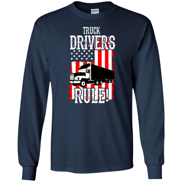 Truck Drivers Rule LS Ultra Cotton Tshirt