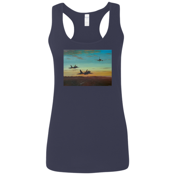 Time To Refuel Ladies' Softstyle Racerback Tank