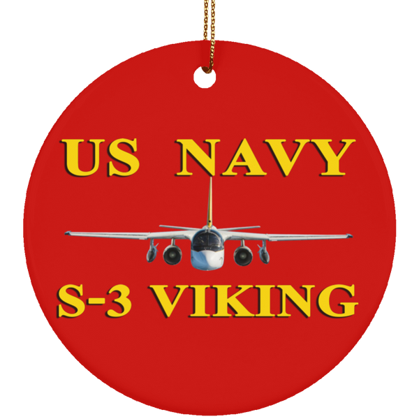 US Navy S-3 3 Ornament – Circle