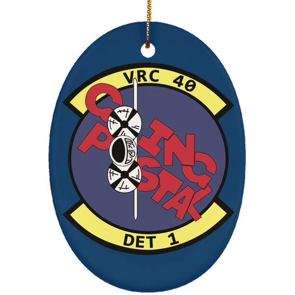 VRC 40 Det 1 1 Ornament Ceramic - Oval