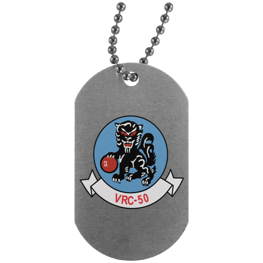 VRC 50 2 Dog Tag - Silver