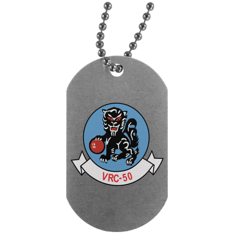 VRC 50 2 Dog Tag - Silver