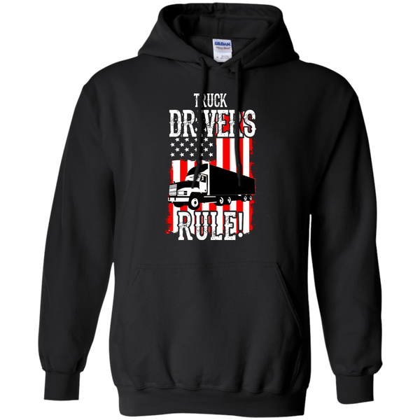 Truck Drivers Rule Pullover Hoodie