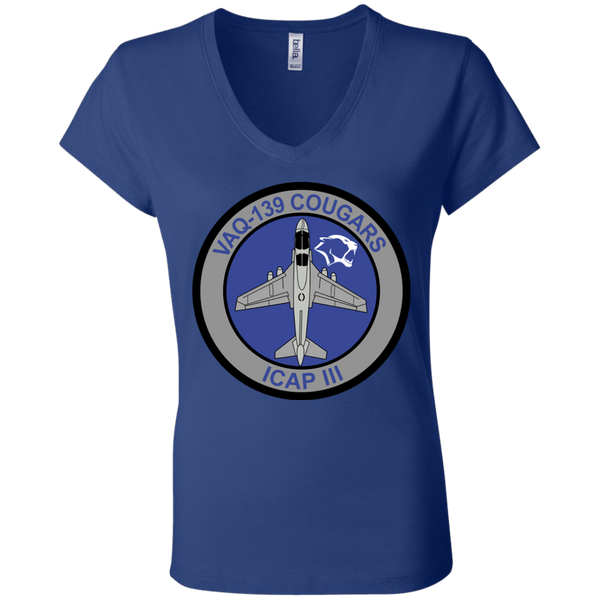 VAQ 139 9 Ladies Jersey V-Neck T-Shirt