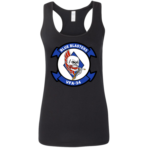 VFA 34 2 Ladies' Softstyle Racerback Tank