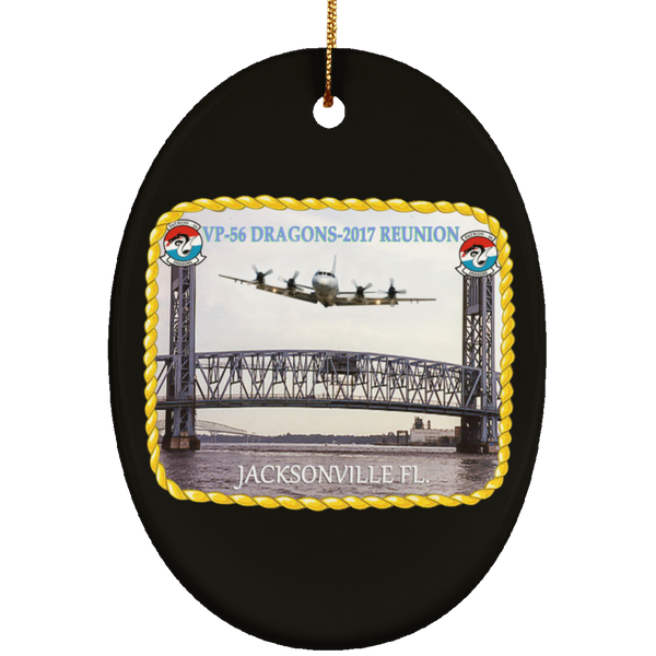 VP-56 2017 Reunion 1 Ornament Ceramic - Oval