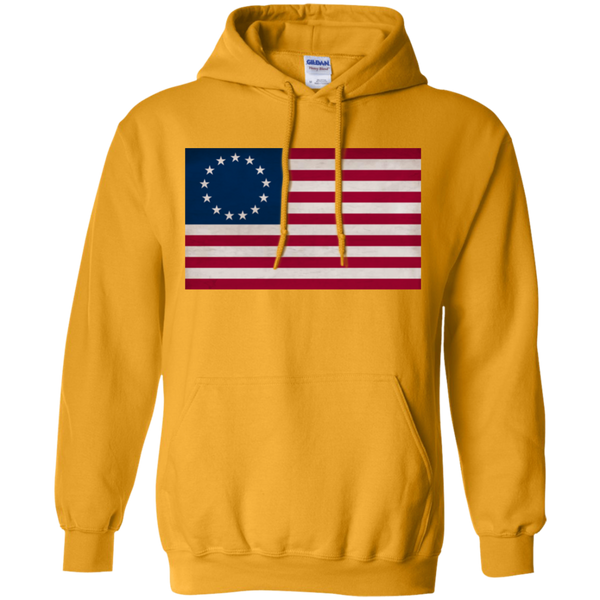 Betsy Ross Flag Pullover Hoodie