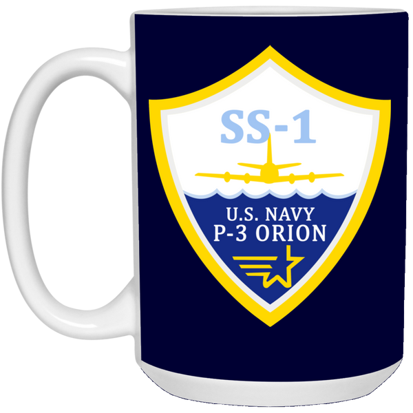 P-3 Orion 3 SS-1 White Mug - 15oz