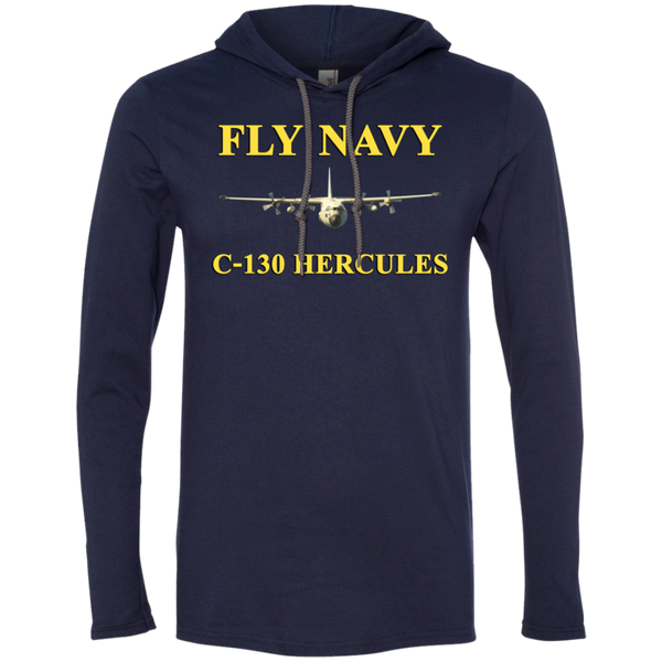 Fly Navy C-130 3 LS T-Shirt Hoodie