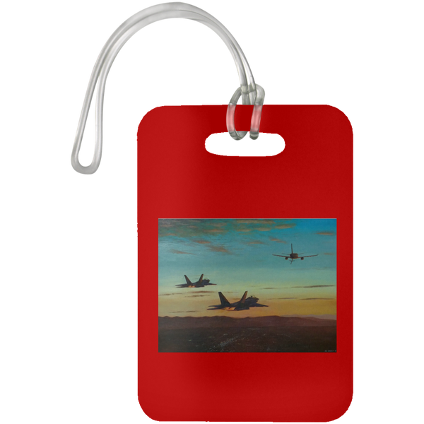 Time To Refuel Luggage Bag Tag