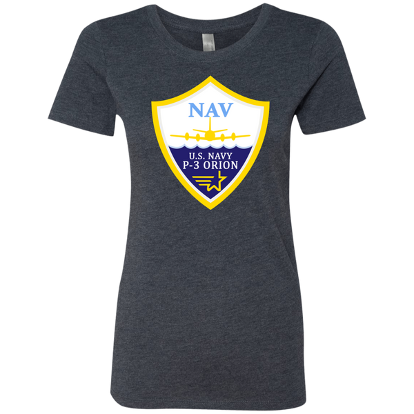 P-3 Orion 3 NAV Ladies' Triblend T-Shirt