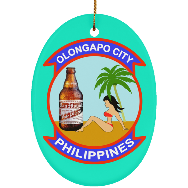 Subic Cubi Pt 05 Ornament - Oval