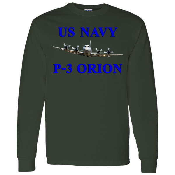 US Navy P-3 1 LS Ultra Cotton T-Shirt