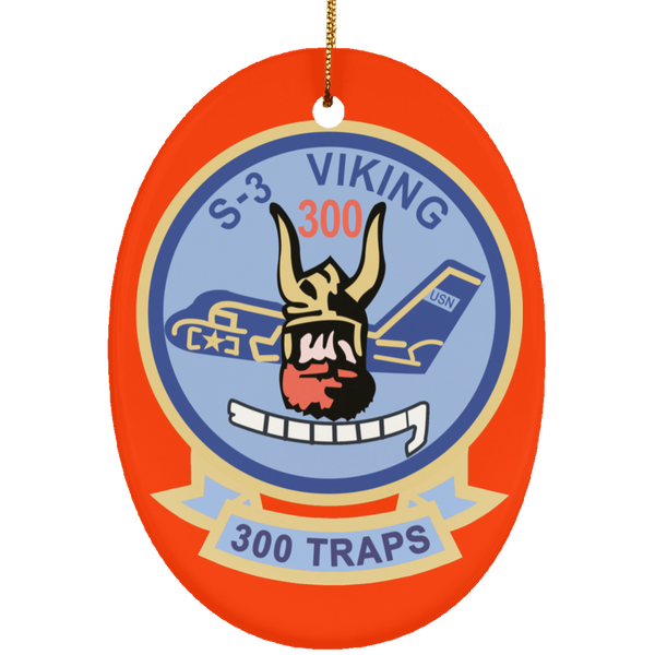 S-3 Viking 5 Ornament - Oval
