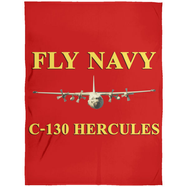 Fly Navy C-130 3 Blanket - Arctic Fleece Blanket 60x80