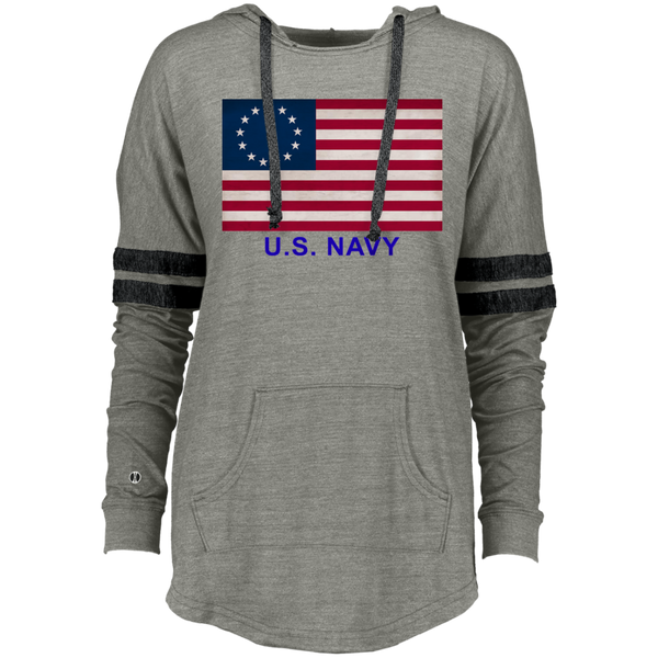 Betsy Ross USN 1 Ladies' Hooded Low Key Pullover