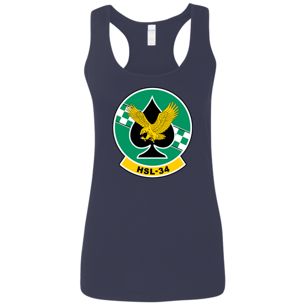 HSL 34 2 Ladies' Softstyle Racerback Tank