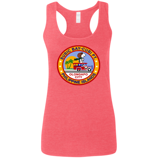 Subic Cubi Pt 01 Ladies' Softstyle Racerback Tank