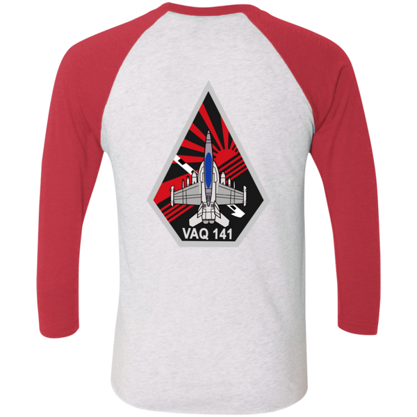 VAQ 141 7c Baseball Raglan T-Shirt