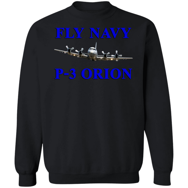 Fly Navy P-3 1 Crewneck Pullover Sweatshirt