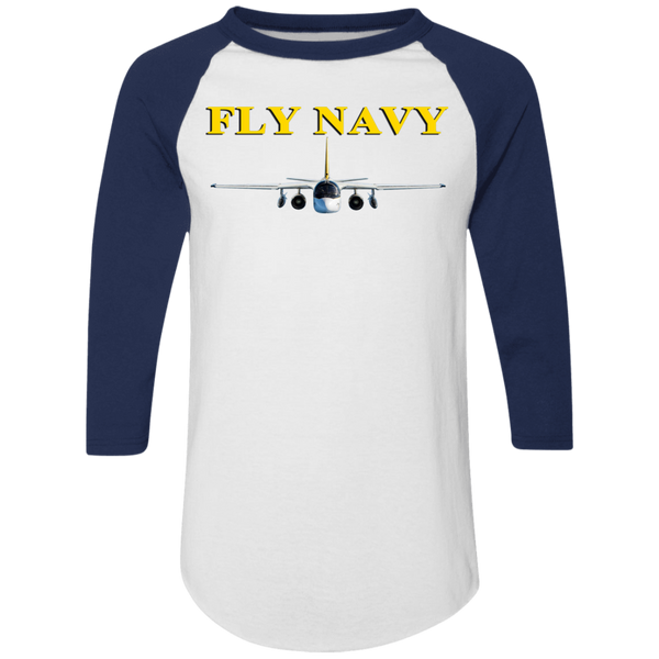 Fly Navy S-3 4 Colorblock Raglan Jersey