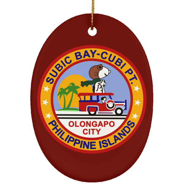 Subic Cubi Pt 01 Ornament - Oval