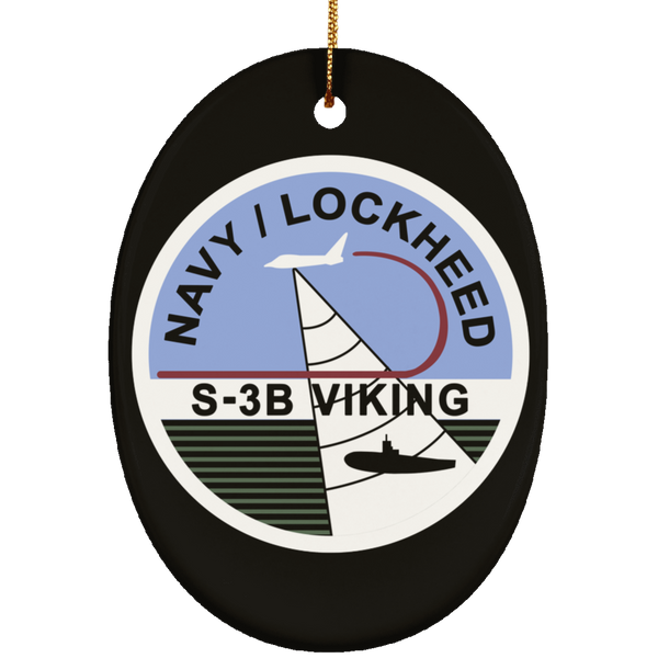 S-3 Viking 7 Ornament - Oval