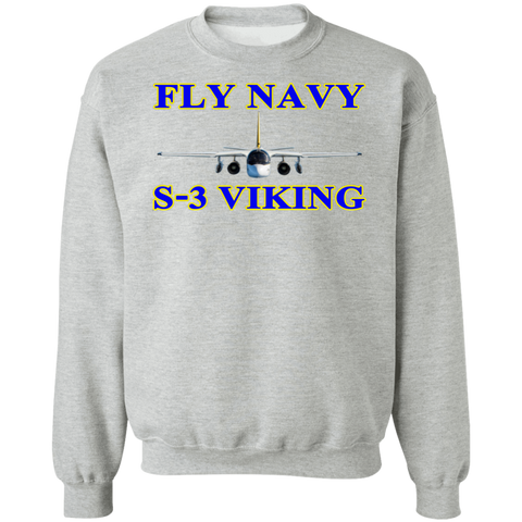 Fly Navy S-3 1 Crewneck Pullover Sweatshirt