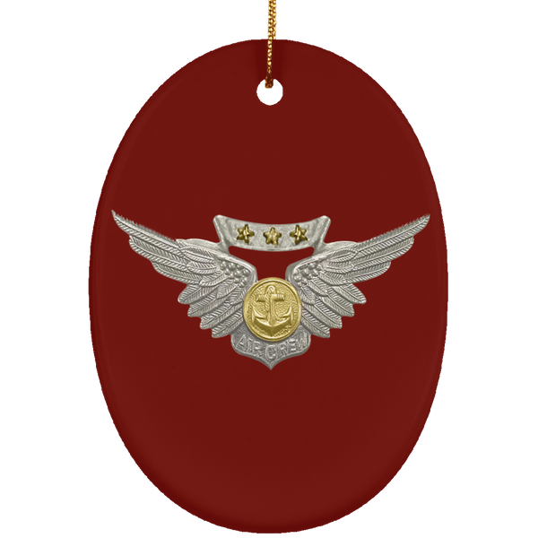 Combat Air 1 Ornament - Oval