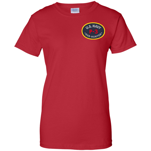 P-3 Sub Hunter 1 Ladies Custom Cotton T-Shirt