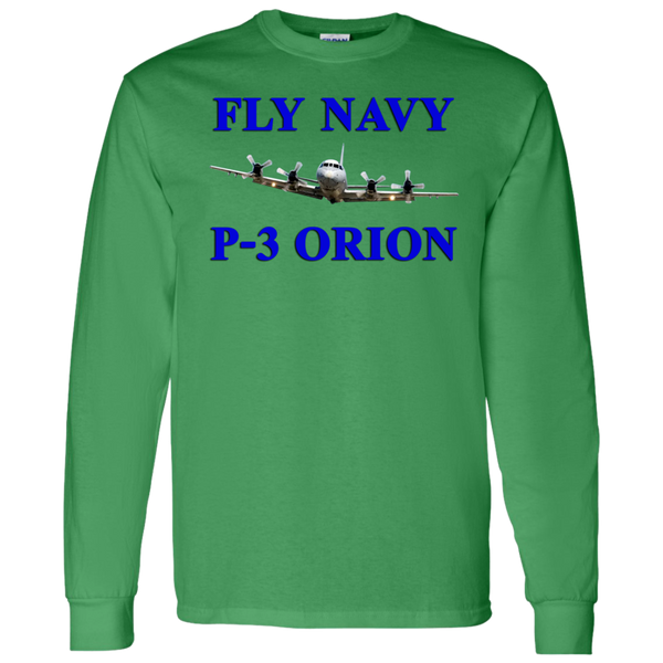 Fly Navy P-3 1 LS Ultra Cotton T-Shirt