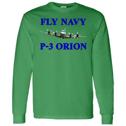 Fly Navy P-3 1 LS Ultra Cotton T-Shirt