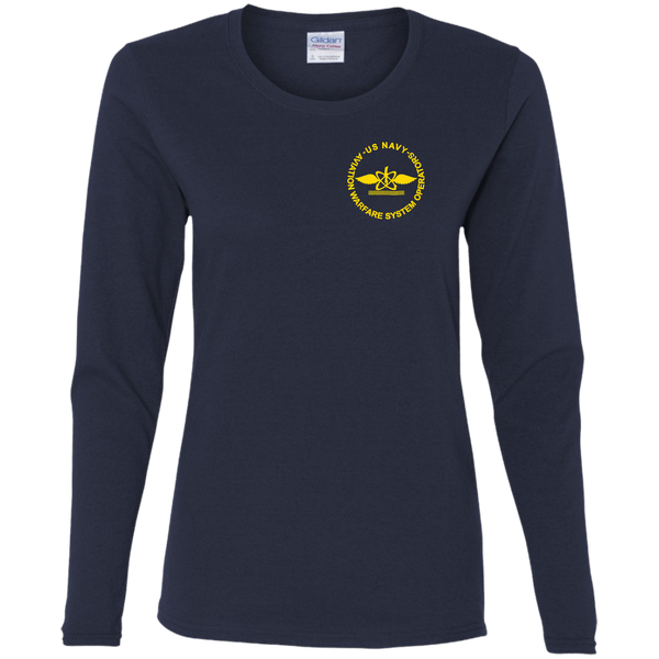 AW 06 3c Ladies' Cotton LS T-Shirt