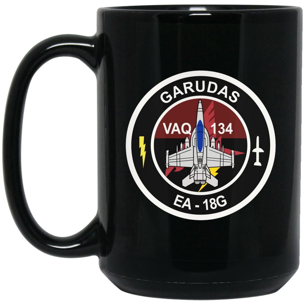 VAQ 134 4 Black Mug - 15 oz