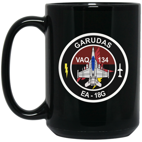 VAQ 134 4 Black Mug - 15 oz