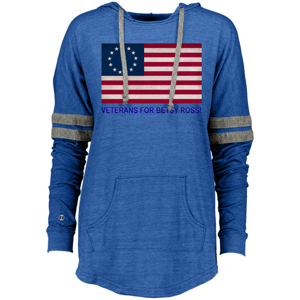 Betsy Ross Vets 1 Ladies' Hooded Low Key Pullover