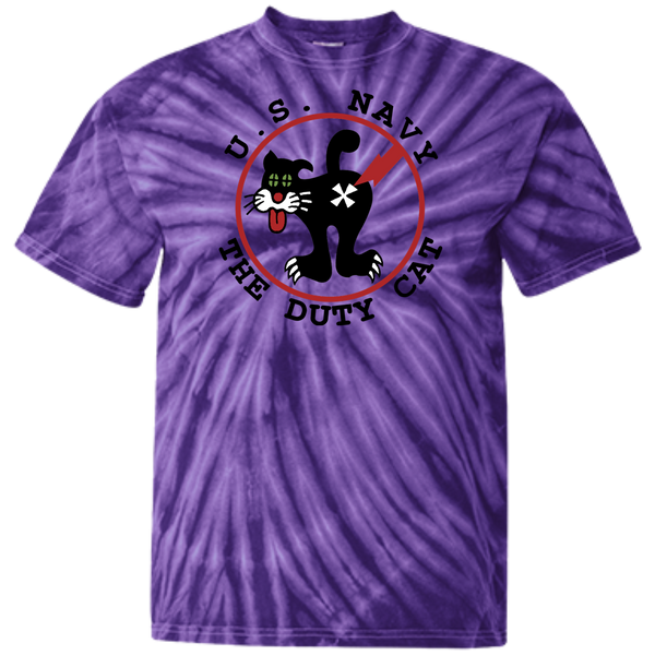 Duty Cat 4 Customized 100% Cotton Tie Dye T-Shirt